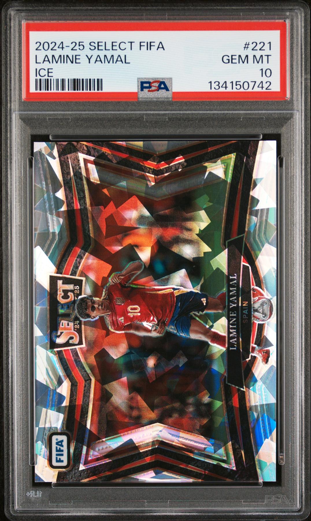 2024/25 Panini Select Lamine Yamal Ice Field Level PSA 10 #221