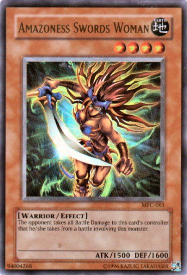 Yu-Gi-Oh Magician's Force Single Amazoness Swords Woman Ultra Rare MFC ...