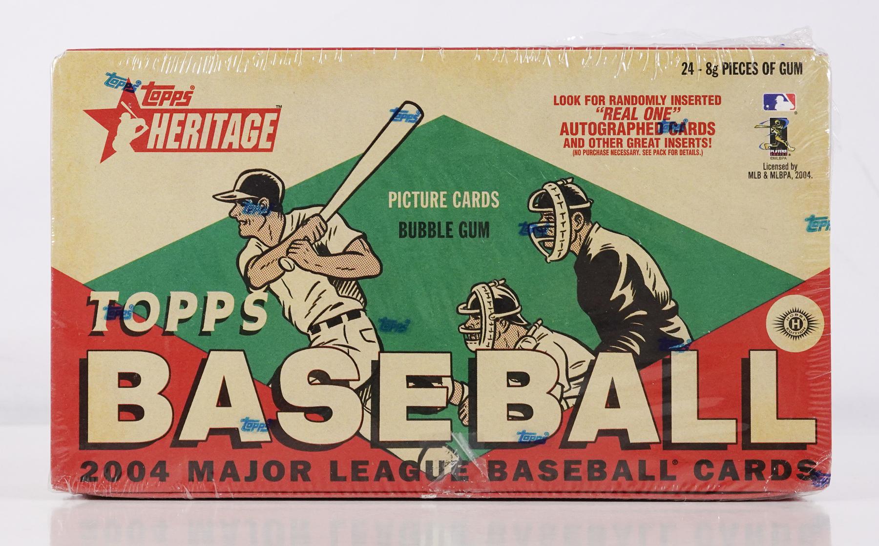 2004 Topps Heritage Baseball Hobby Box DA Card World