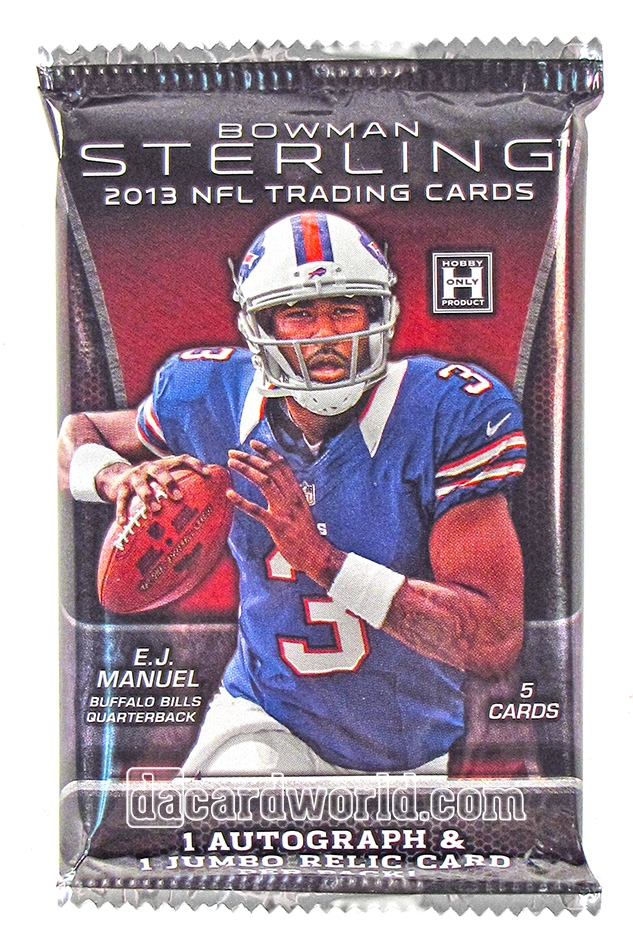 2013 Bowman Sterling Football Hobby Pack | DA Card World