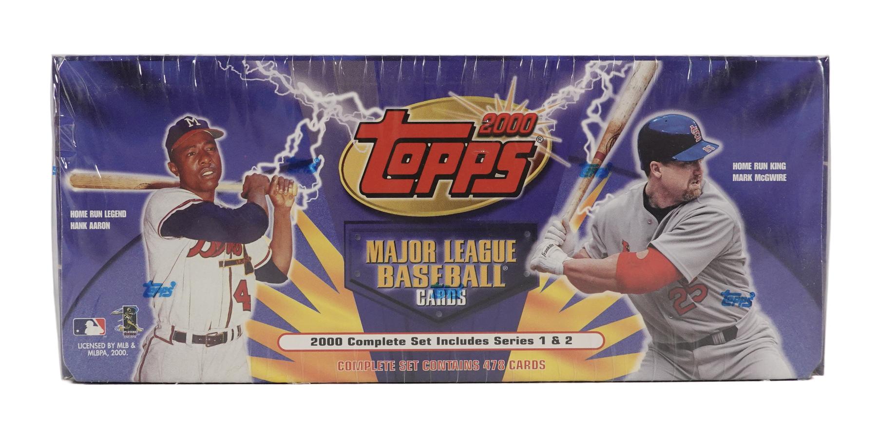 2000 Topps Baseball Retail Factory Set (Blue) | DA Card World display picture 1