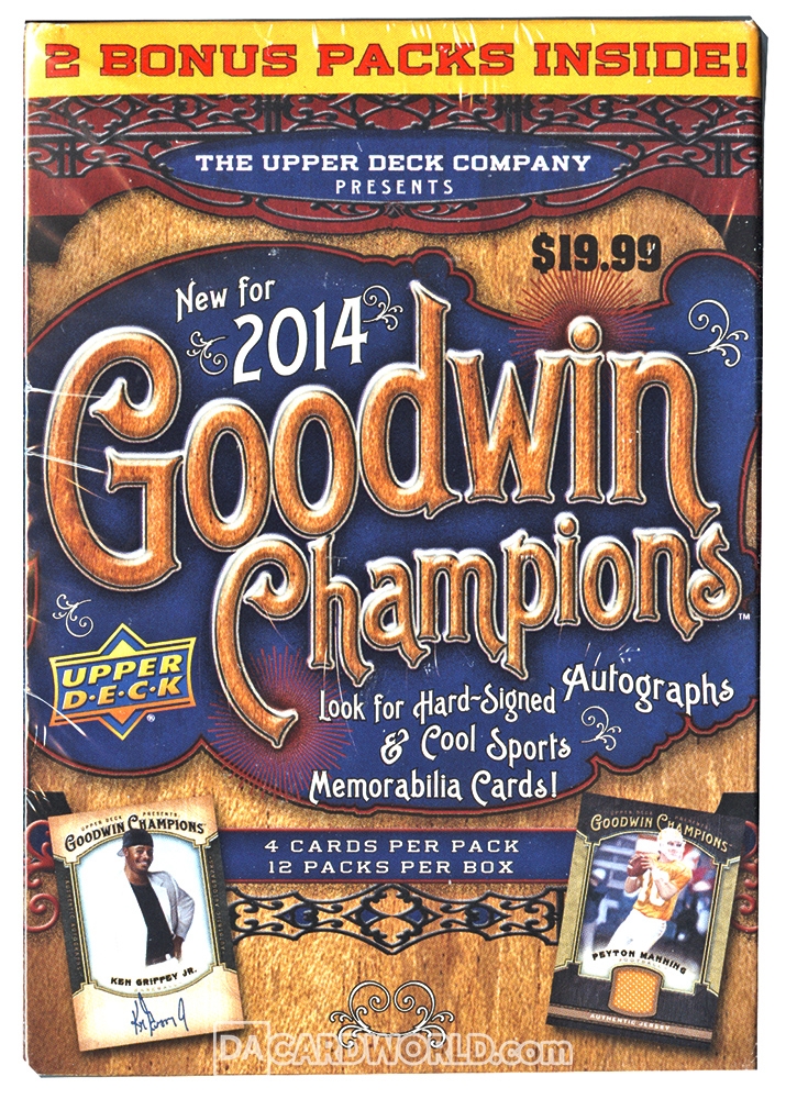 2014 Upper Deck Goodwin Champions 12-Pack Box | DA Card World