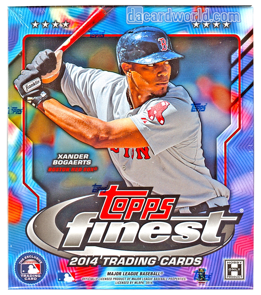 2014 Topps Finest Baseball Hobby Box DA Card World