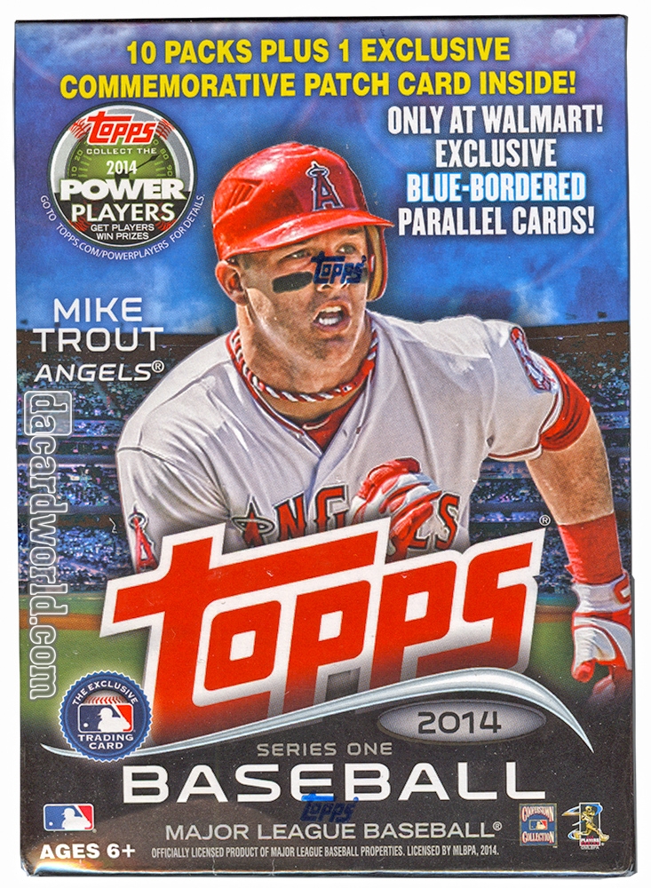2014 Topps Series 1 Baseball 10Pack Box (PLUS One Patch Card!) DA