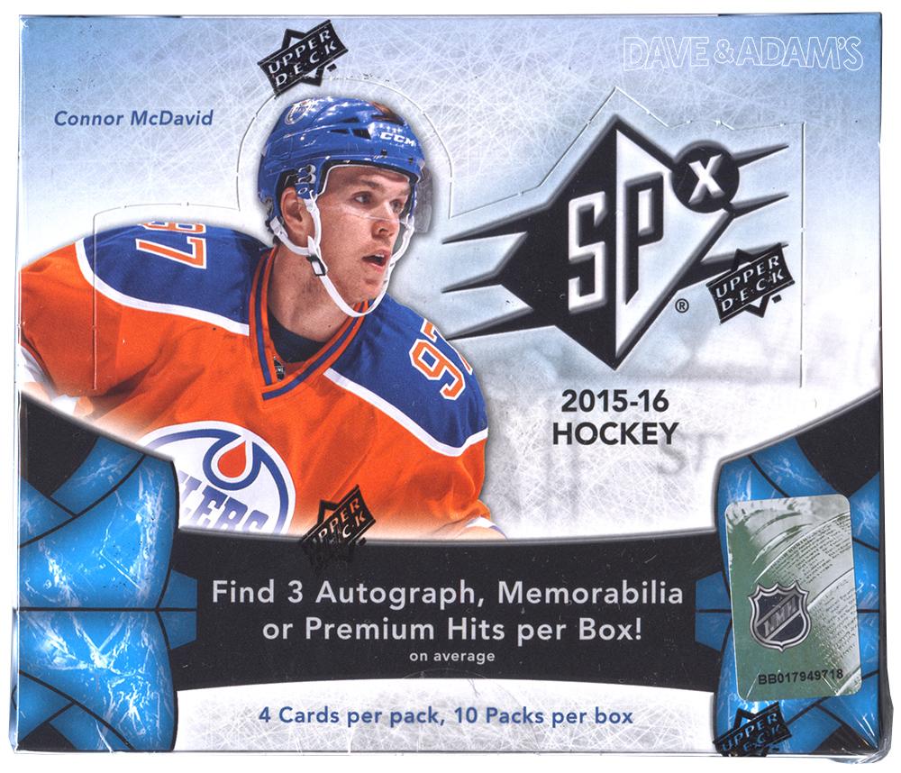 2015/16 Upper Deck SPx Hockey Hobby Box | DA Card World