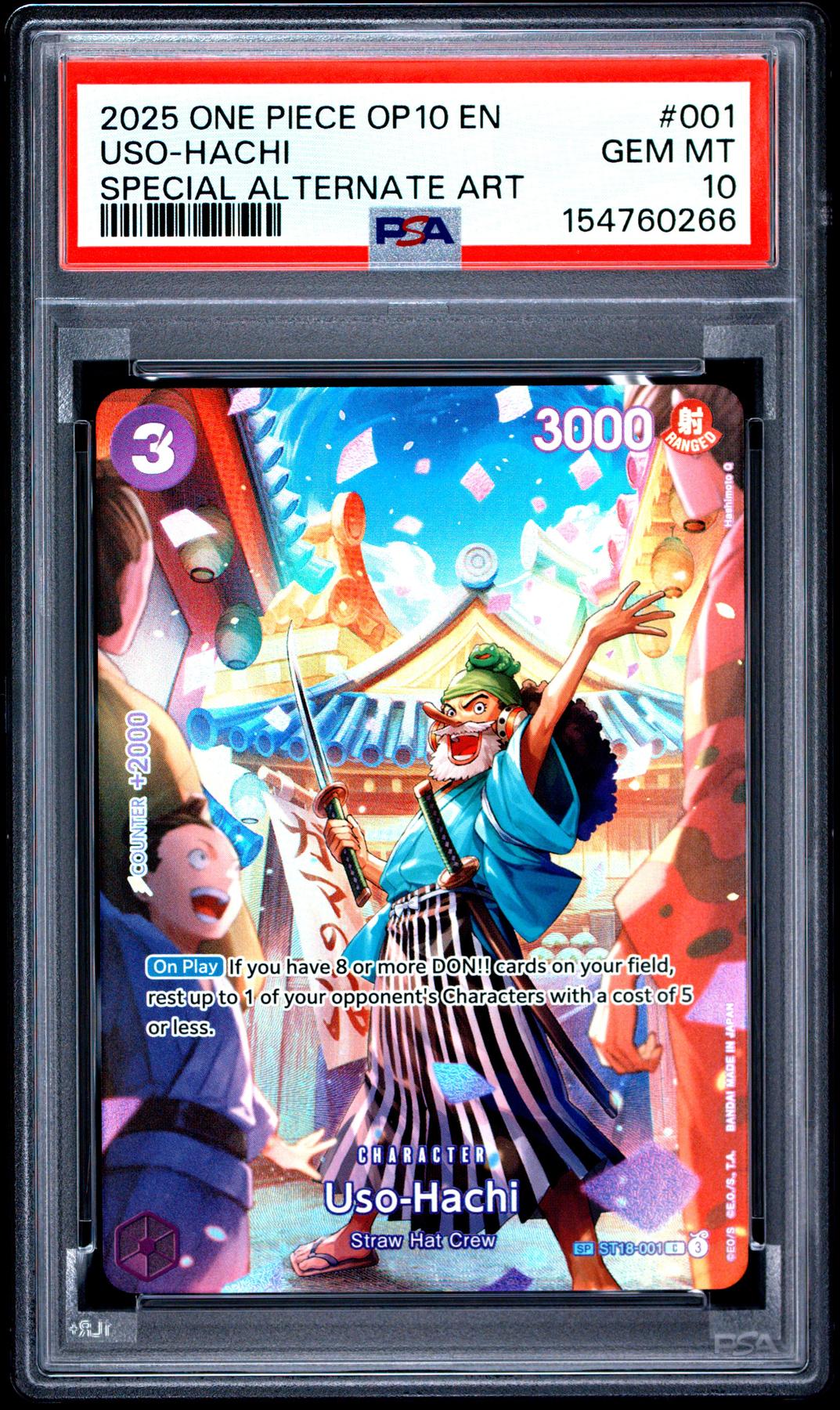 2025 One Piece Royal Blood Uso-Hachi Special Alternate Art #001