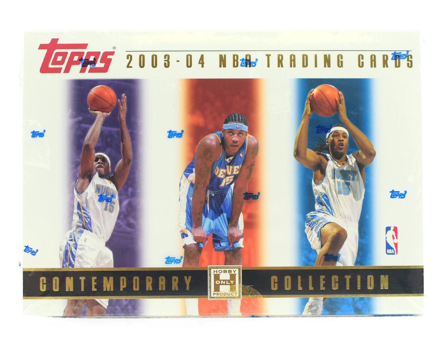 2003/04 Topps Contemporary Collection Basketball Hobby Box | DA