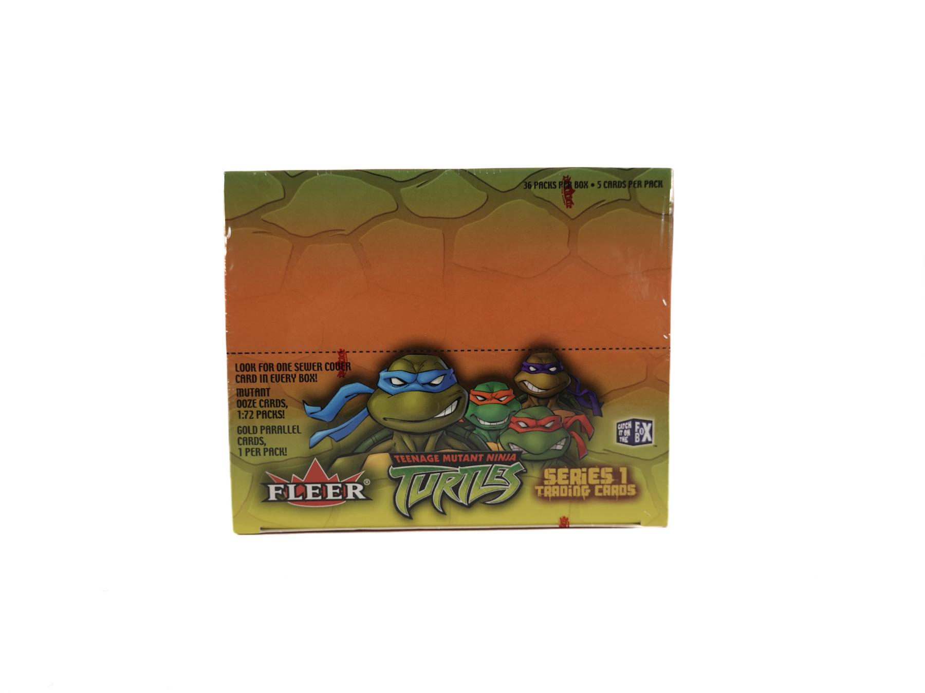 未開封 希少Friends THe softshell complete box Teenage Mutant Ninja Turtles Series 1 36-Pack Retail Box (Fleer