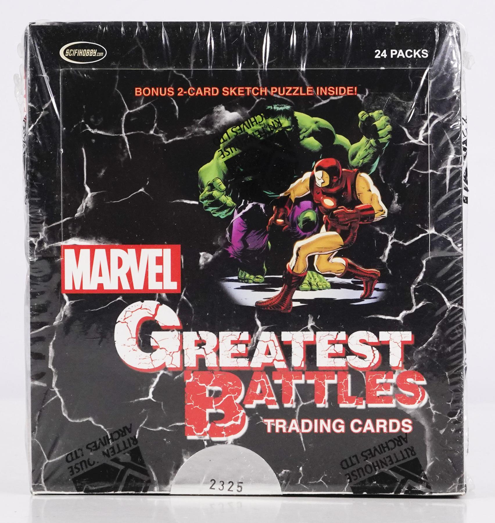 Marvel Greatest Battles Trading Cards Box (Rittenhouse 2013) DA Card