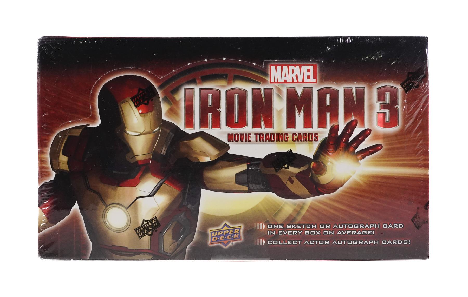 2013 Upper Deck Marvel Iron Man 3 Trading Cards Hobby Box | DA