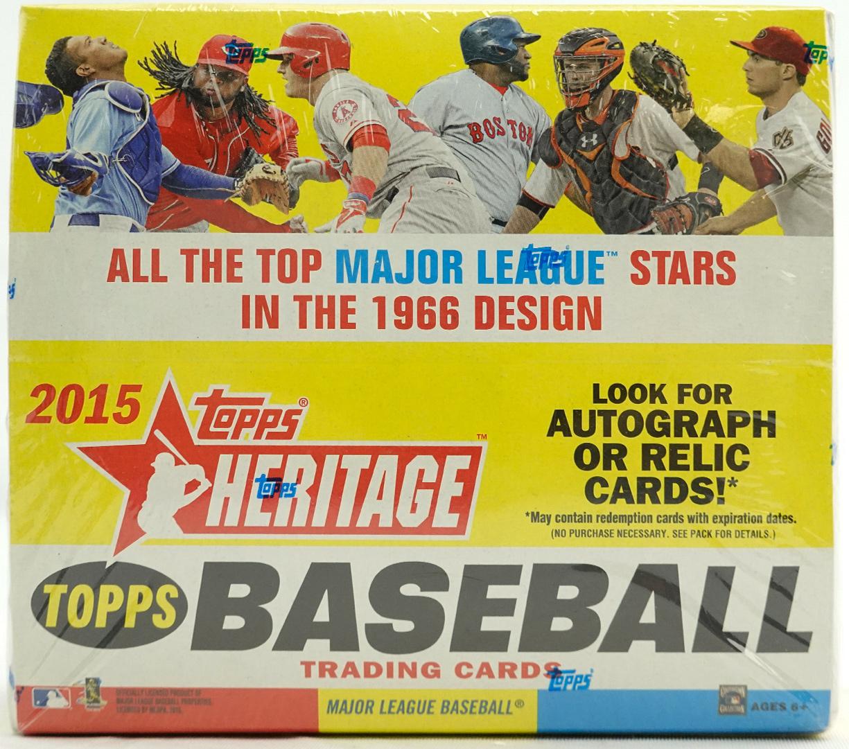 2015 Topps Heritage Baseball 24Pack Box DA Card World