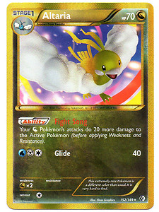 altaria pokemon card price Altaria 74/108 Roaring Skies Reverse Holo Mint Pokemon Card main image 1