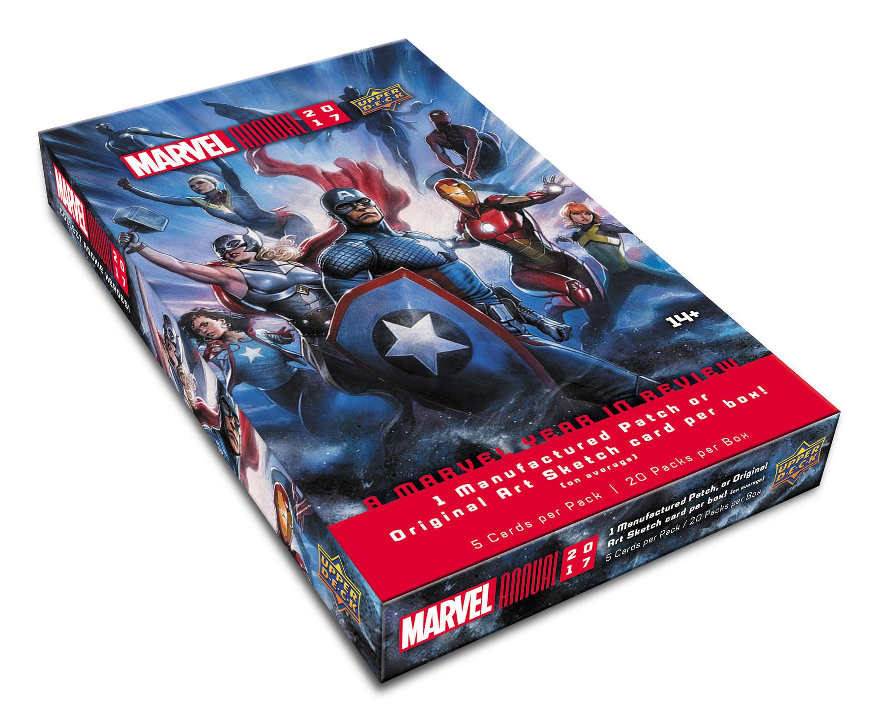 Marvel Annual Trading Cards Box Upper Deck 2017 DA Card World