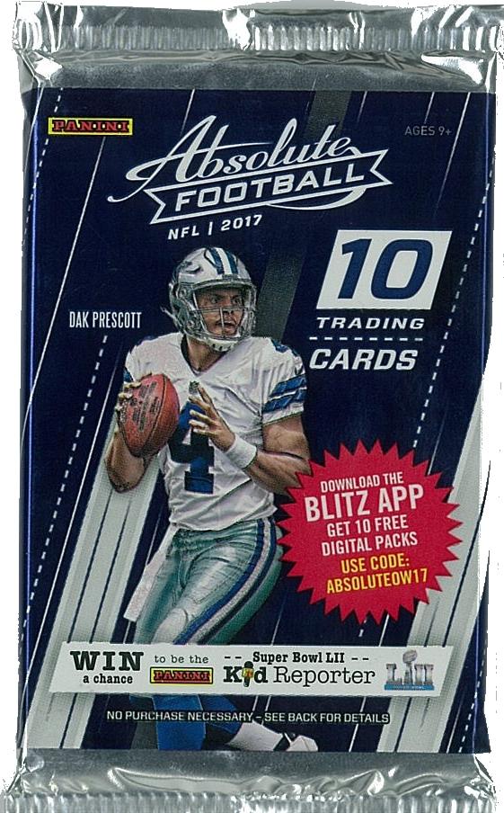 2017 Panini Absolute Football Mega Pack Lot of 4 = 1 Mega Box | DA Card ...