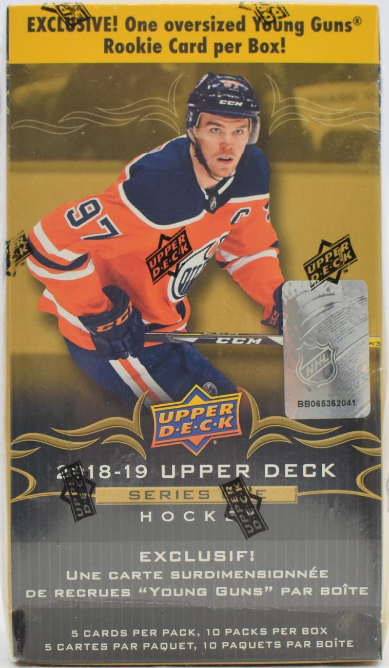 2018/19 Upper Deck Series 1 Hockey 10-Pack Blaster Box (Reed Buy) | DA ...