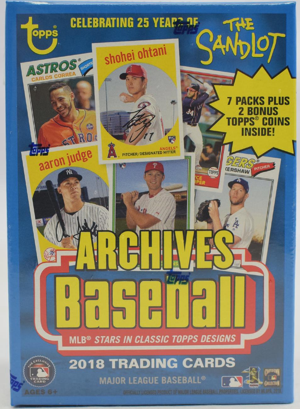 2018 Topps Archives Baseball 7-Pack Blaster Box | DA Card World