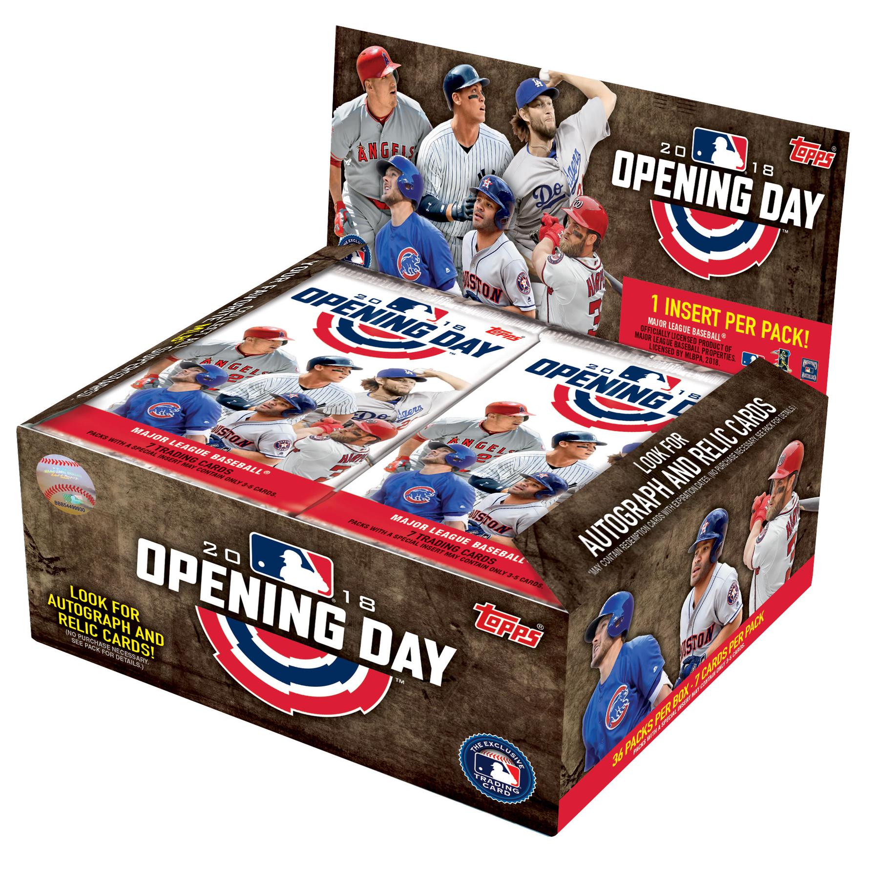 2018 Topps Opening Day Baseball Hobby Box | DA Card World