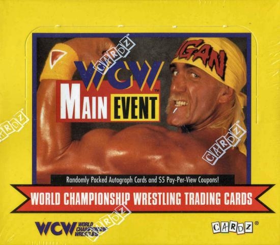 WCW カード 72枚 1995 Cardz WCW Main Event Wrestling Hobby Box | DA Card World