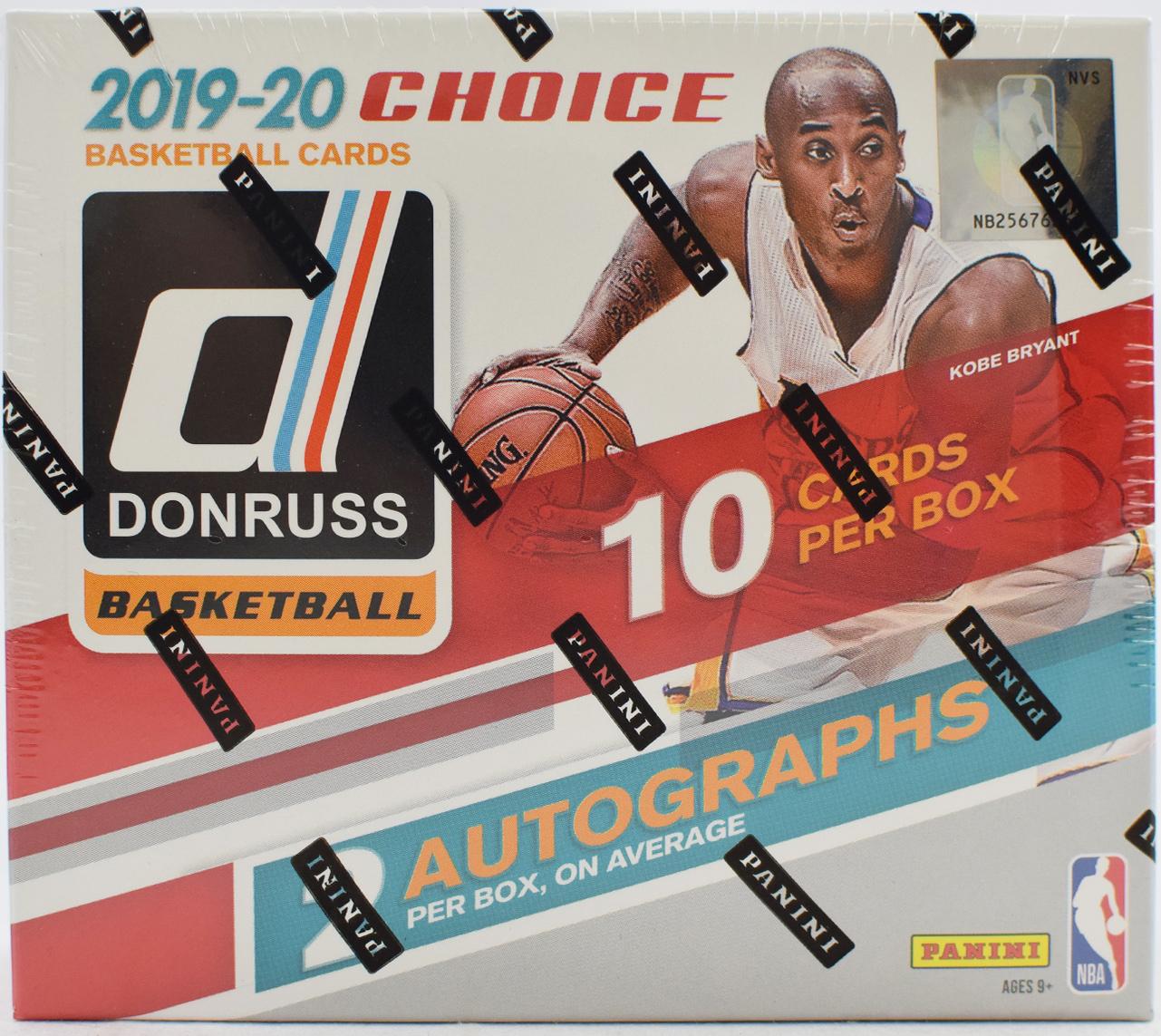 2019/20 Panini Donruss Choice Basketball Hobby Box DA Card World