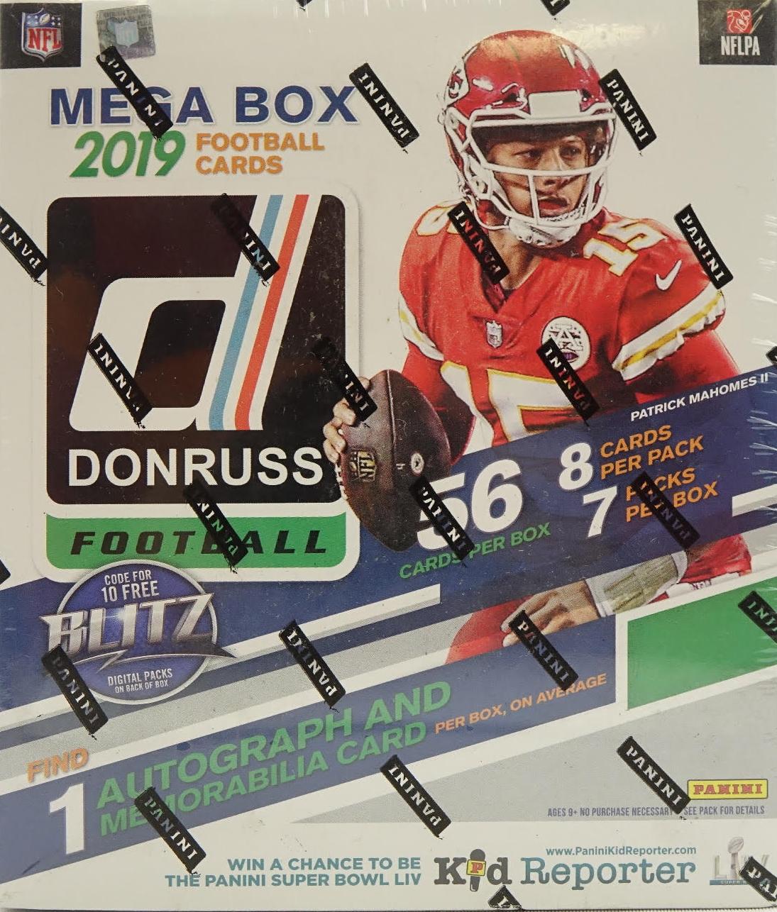 2019 Panini Donruss Football Mega Box DA Card World