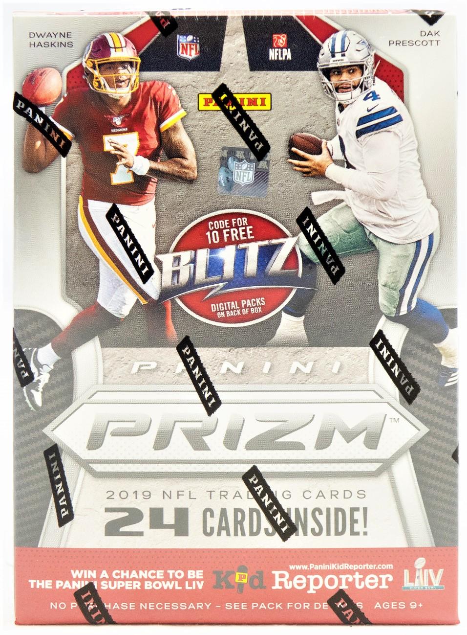 2019 Panini Prizm Football Mega Box- 40 Cards 