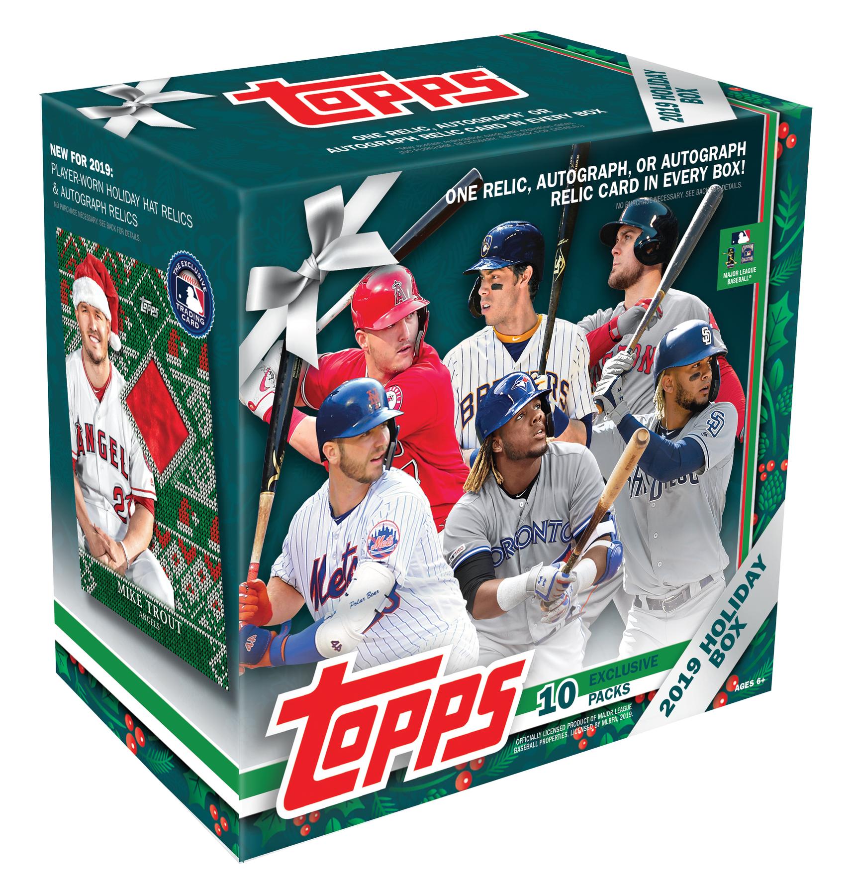 2019 Topps Holiday Baseball Mega Box DA Card World