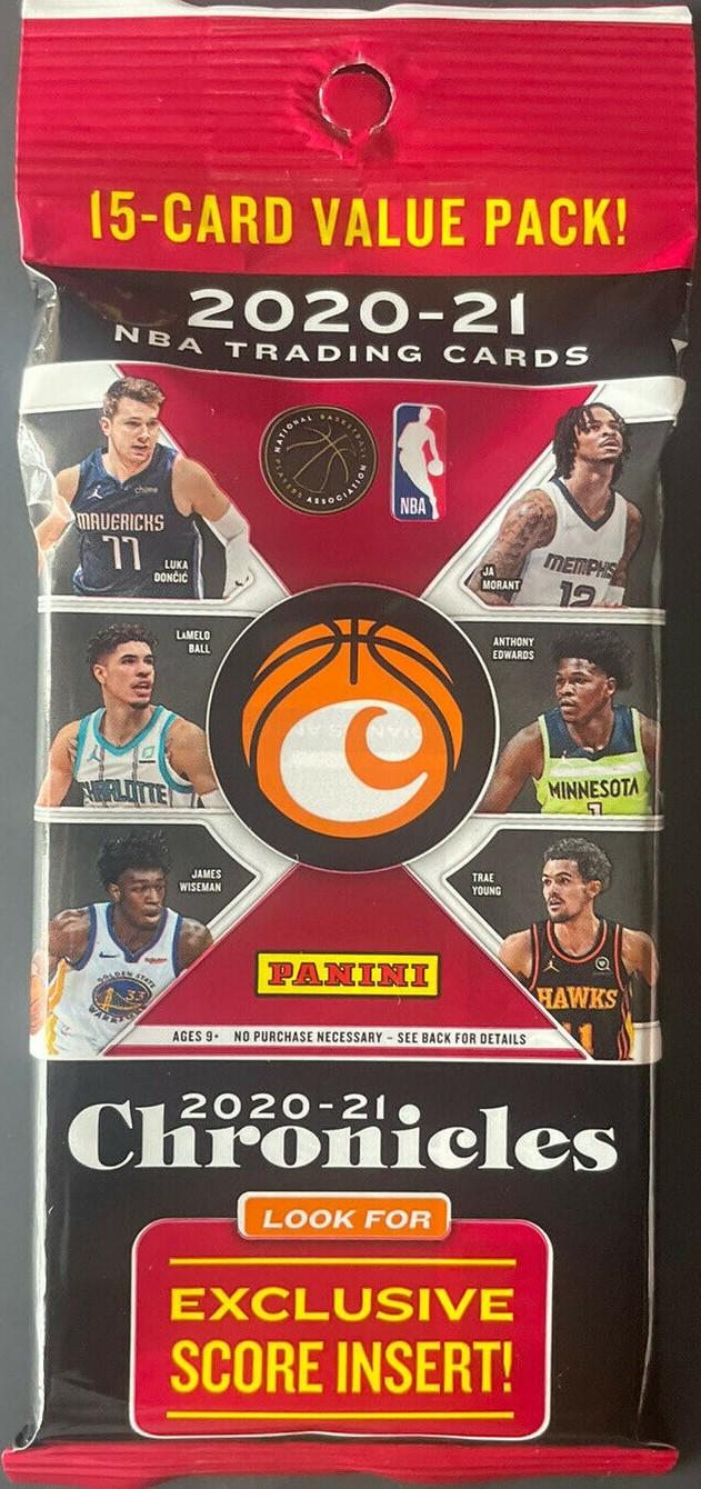 2020/21 Panini Chronicles Basketball Jumbo Value Pack (Bronze