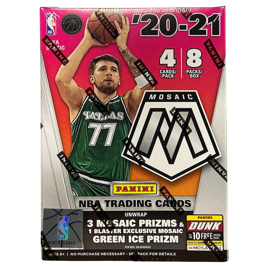 2020/21 Panini Mosaic Basketball Blaster Box (Green Ice Prizms