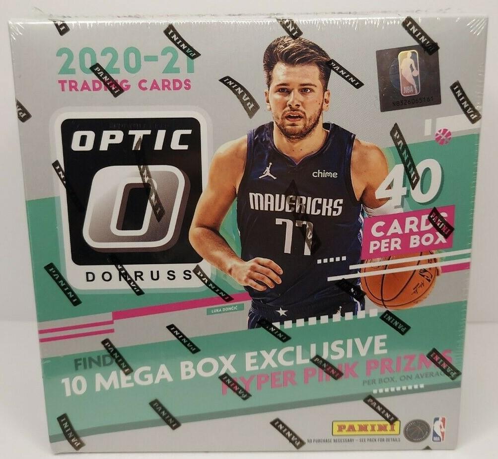 2020/21 Panini Donruss Optic Basketball Mega 40-Card Box (Hyper Pink ...