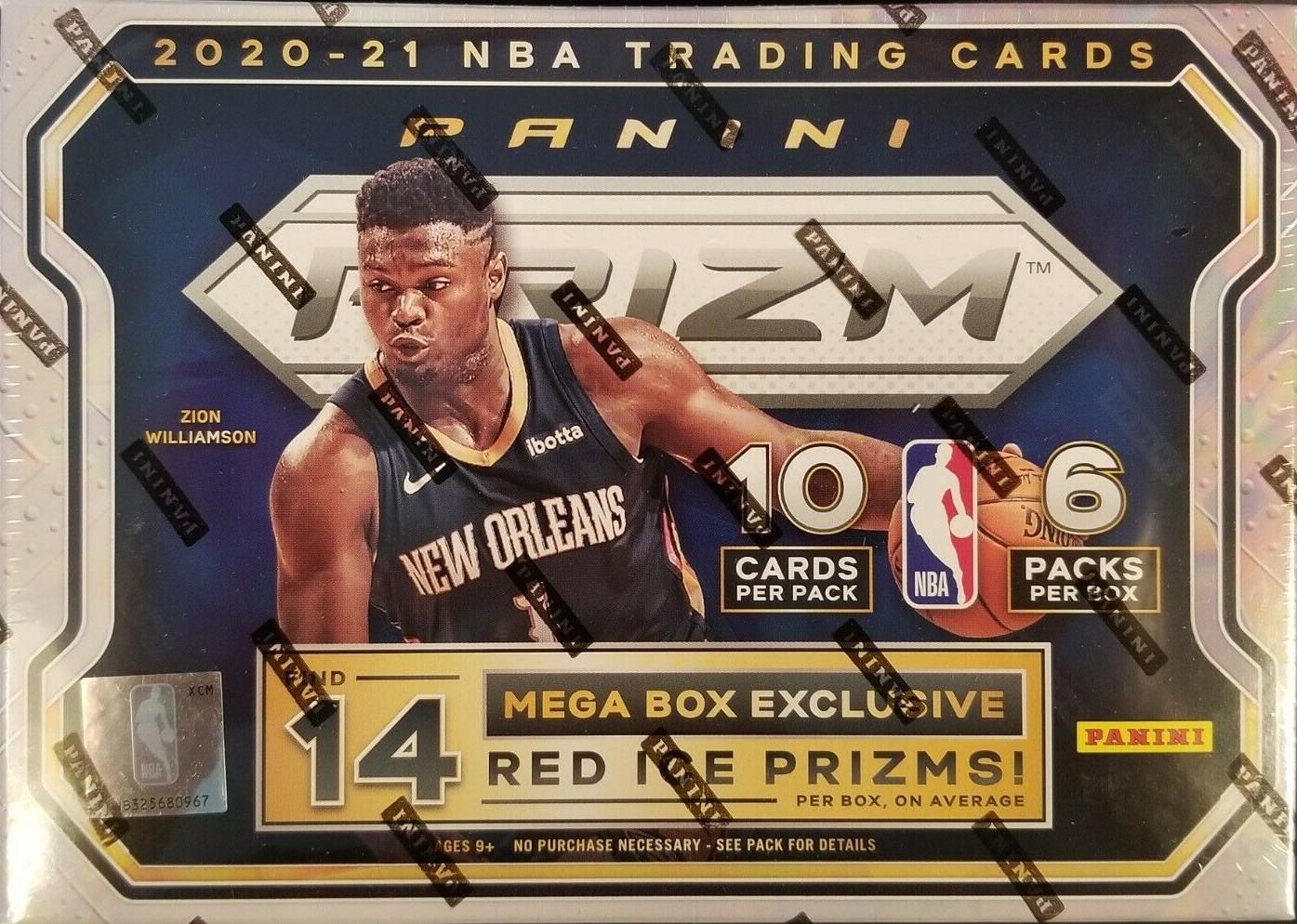 2020/21 Panini Prizm Basketball 60-Card Mega Box (Red Ice Prizms!) | DA ...