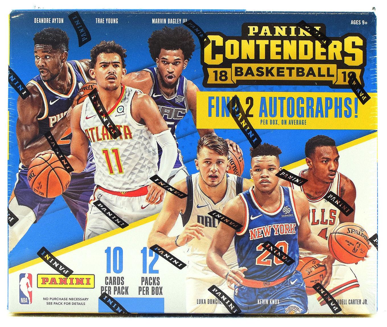 2018-19 Panini Contenders Draft Picks Collegiate Basketball Blaster Box