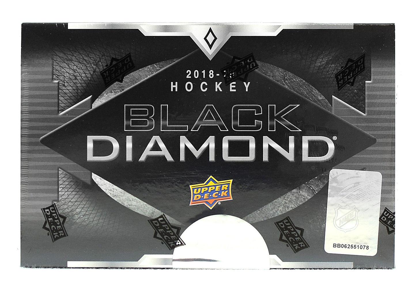 2018 19 Upper Deck Black Diamond Hockey Hobby Box Da Card World