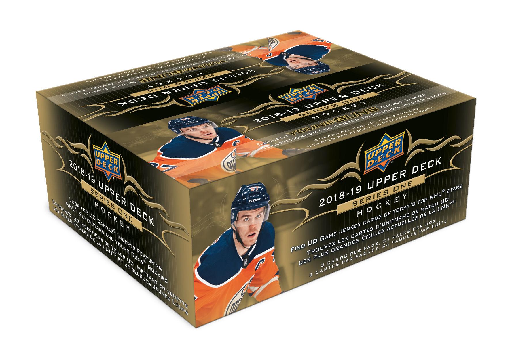 2018/19 Upper Deck Series 1 Hockey 24Pack Box DA Card World 2018/19 Upper Deck Series 1 Hockey 24Pack Box DA Card World