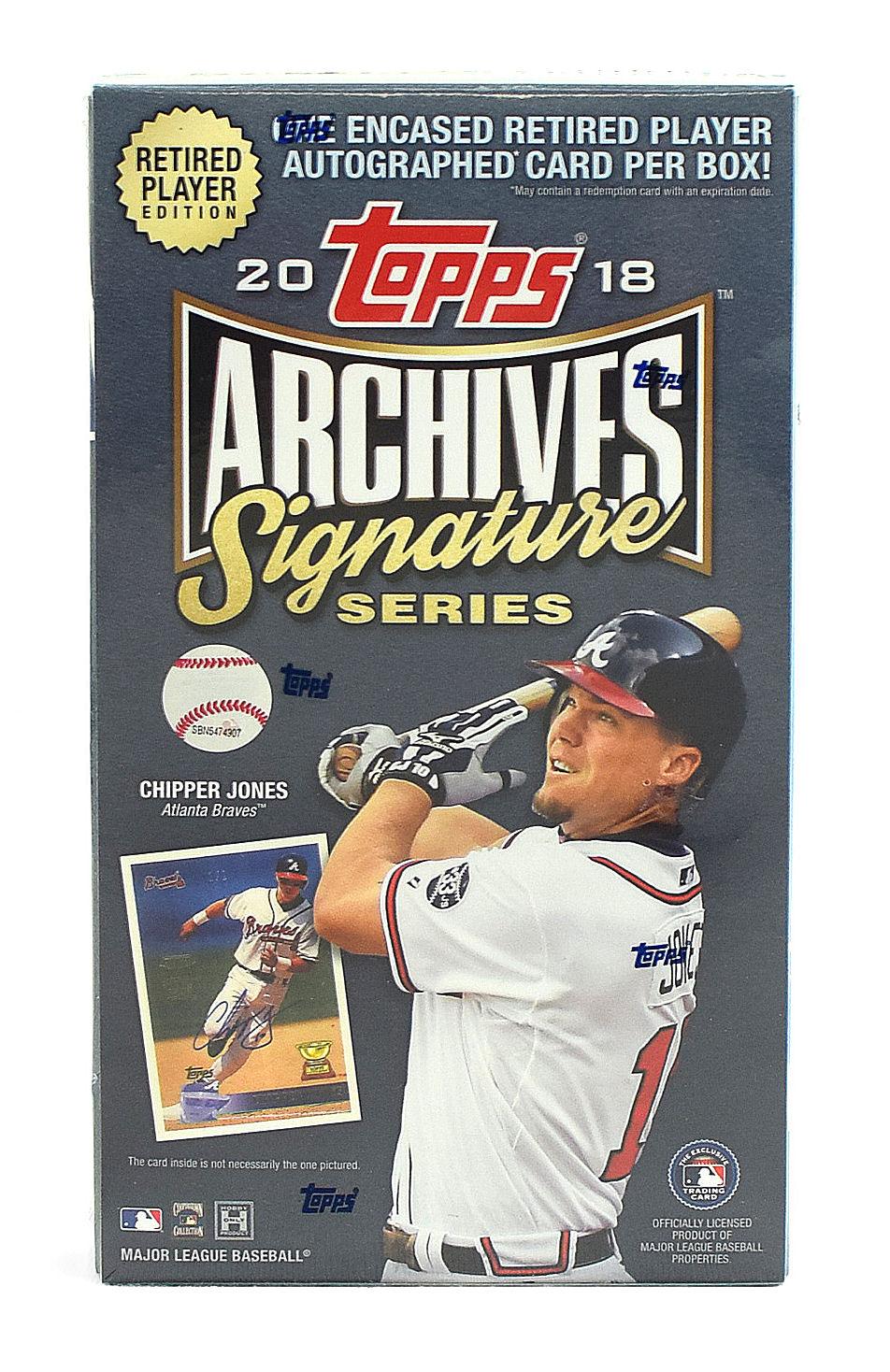 2018 Topps Archives Signature Series Retired Player Edition