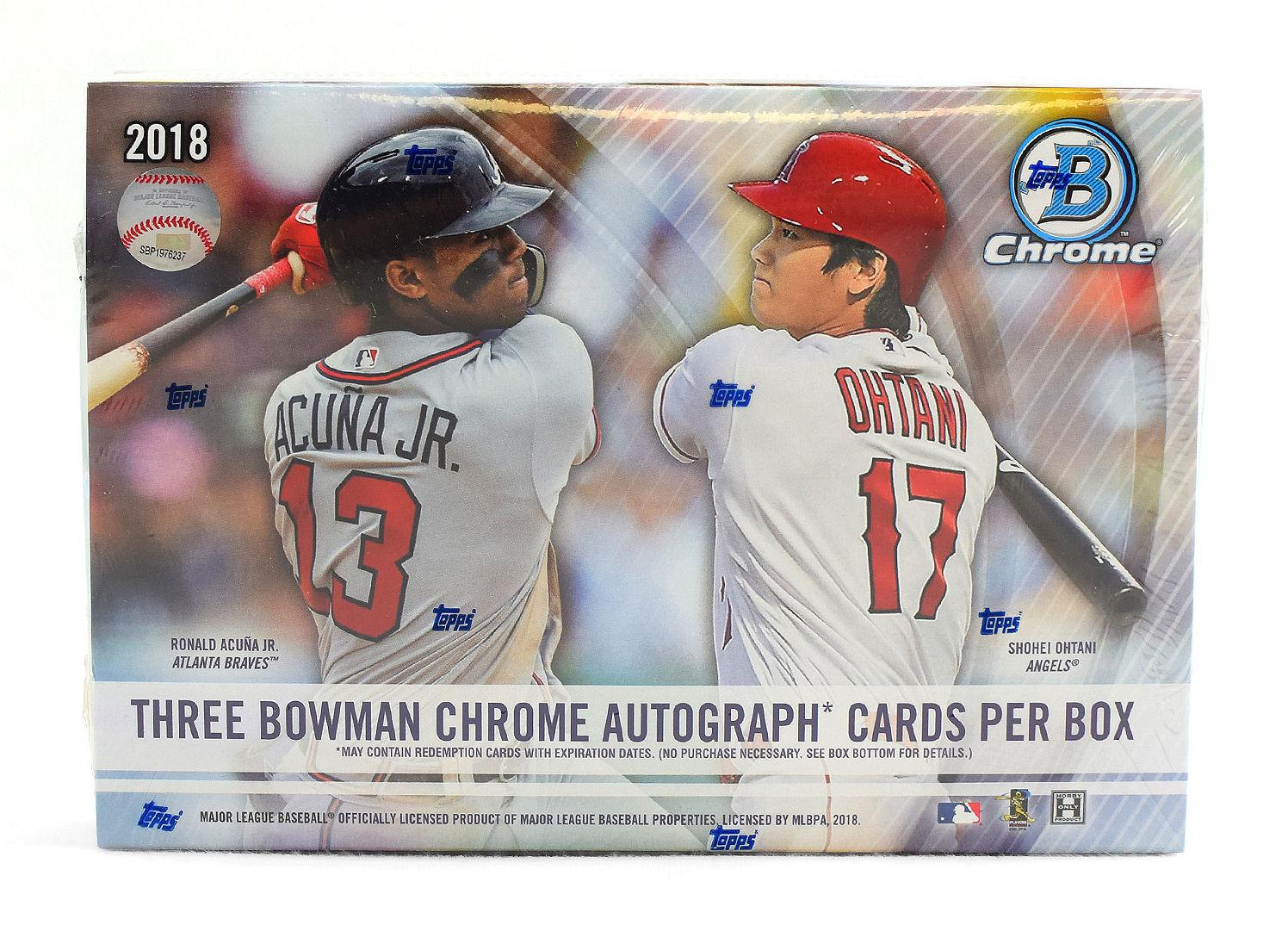 2018 Bowman Chrome Baseball HTA Choice Box