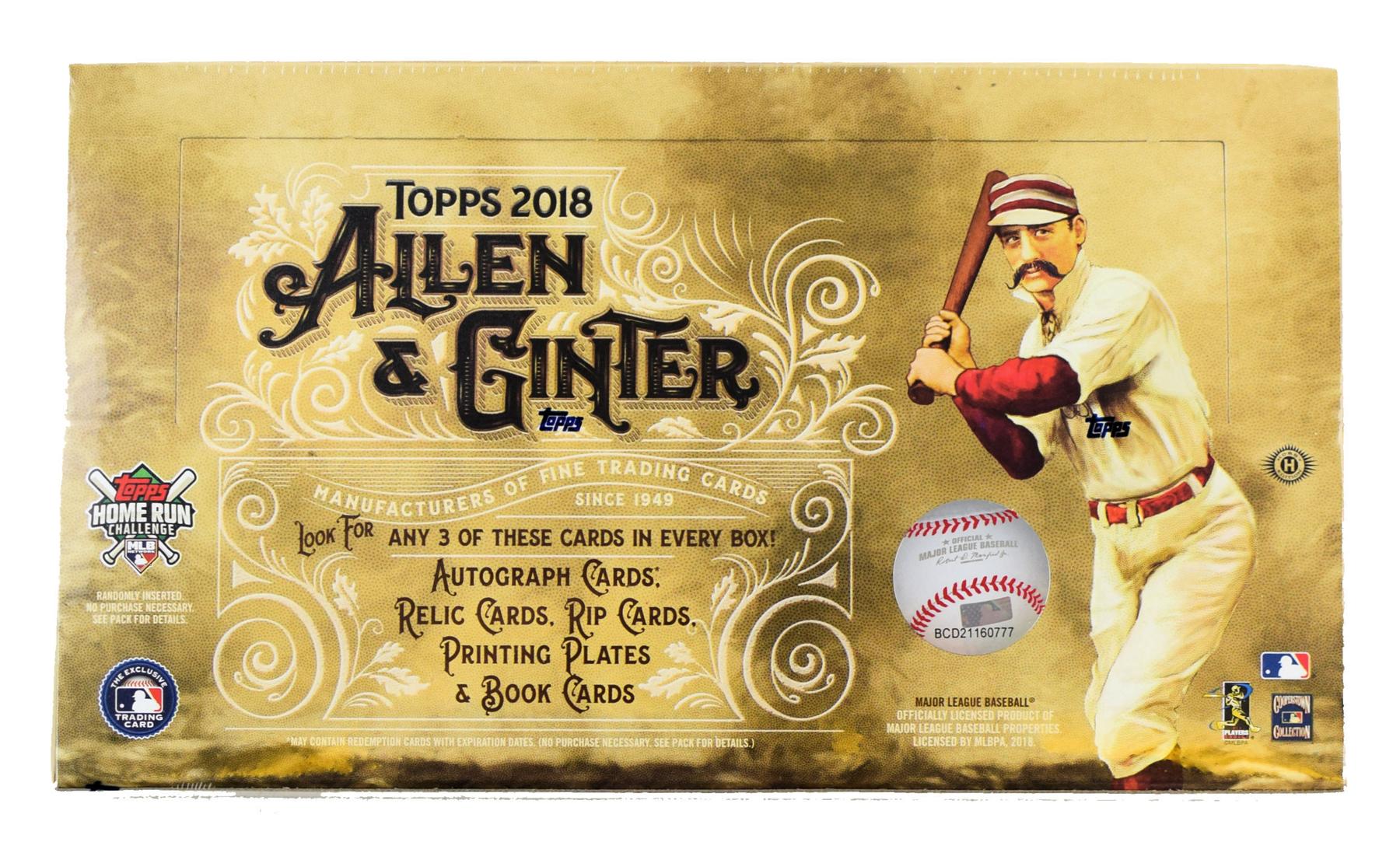 2018 Topps Allen & Ginter Baseball COMPLETE YOUR SET YOU PICK First Half #1-150 