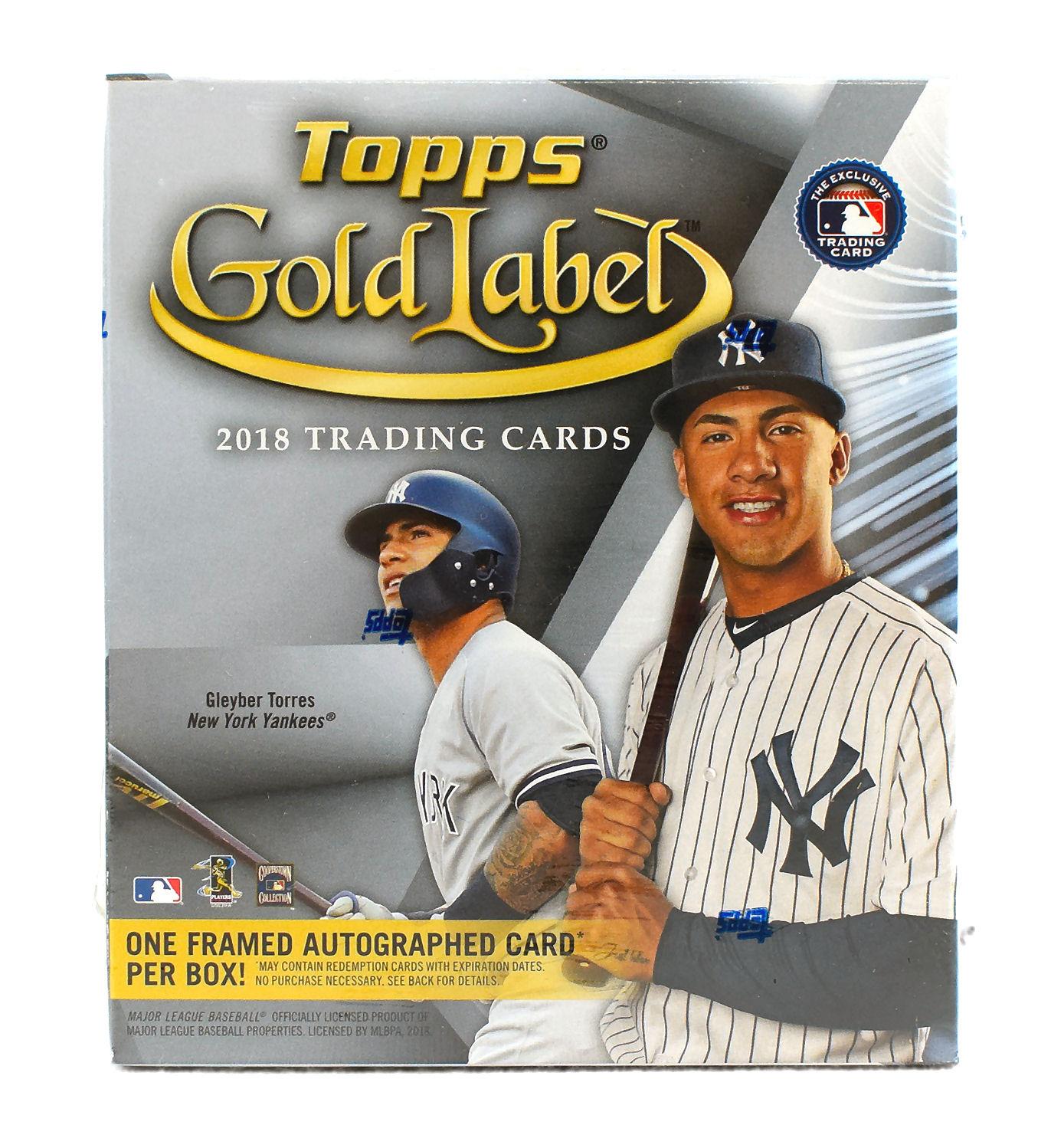 2018 Topps Gold Label Baseball Hobby Box | DA Card World