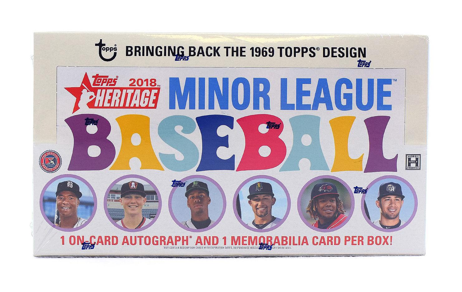  2018 Topps Heritage Minors 1969 Collector Cards