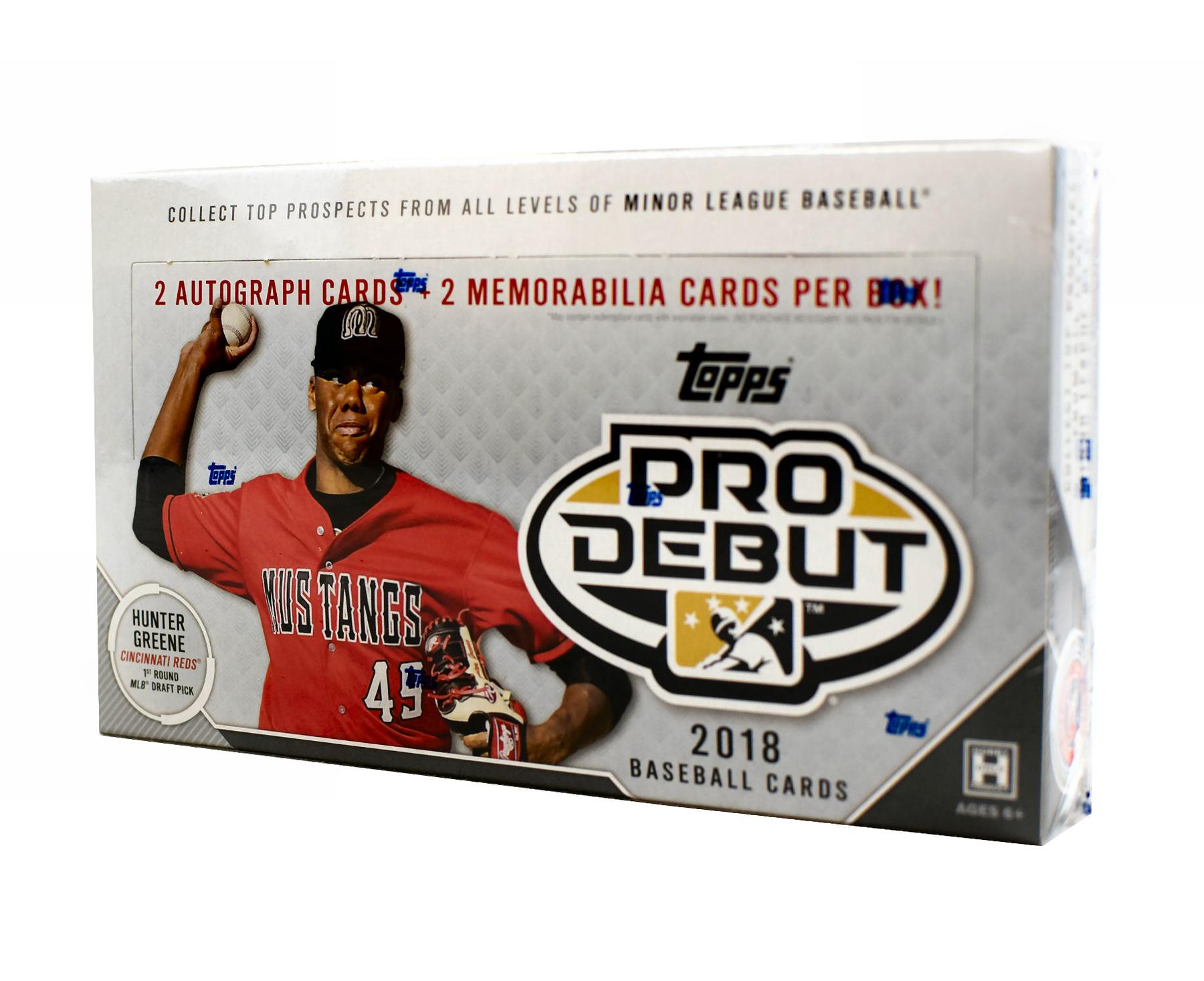 2018 Topps Pro Debut Baseball Hobby Box DA Card World