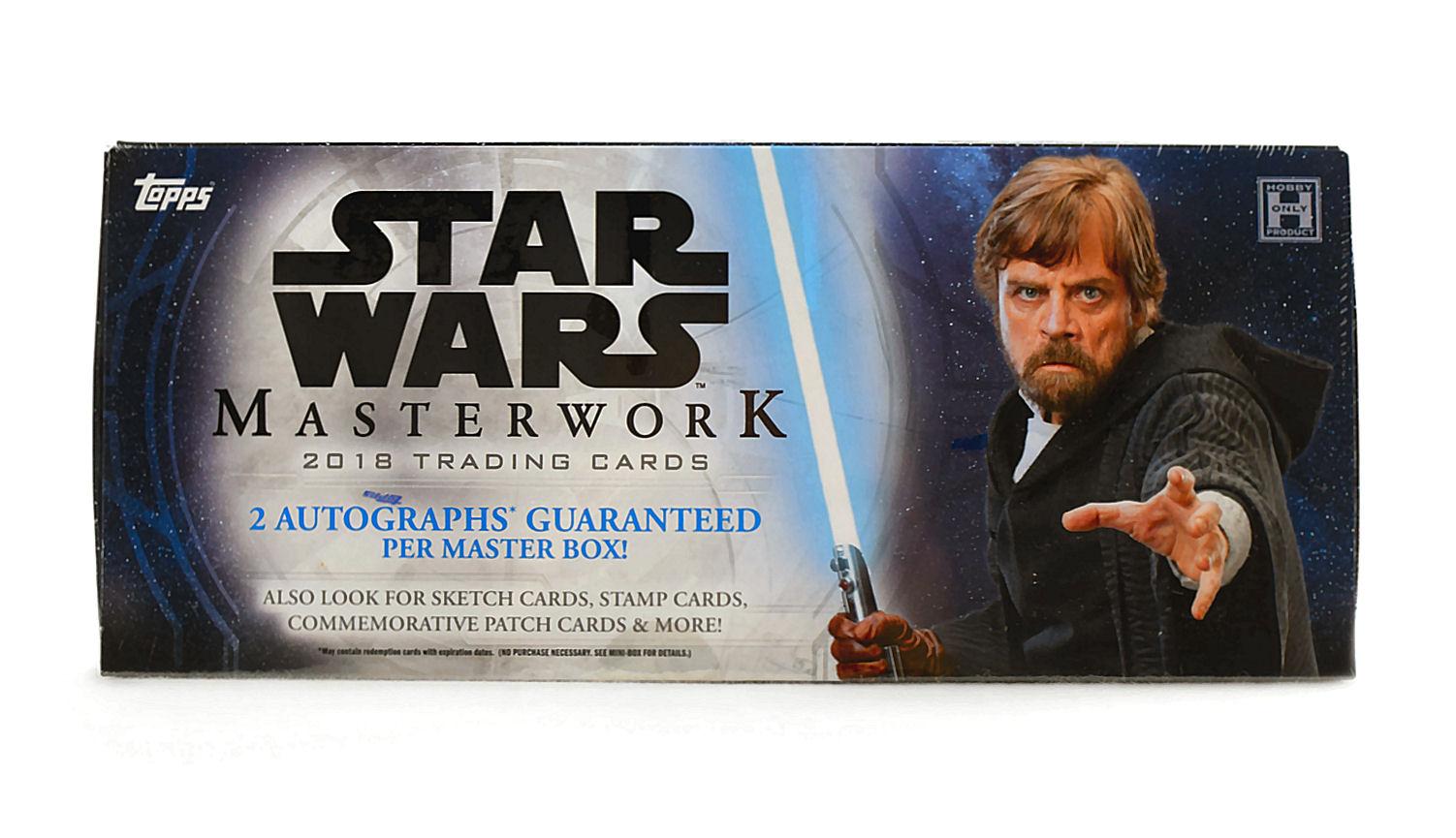 2018 Topps Star Wars MASTERWORKS Base/Blue/Green Pick A Card Complete Your Set 