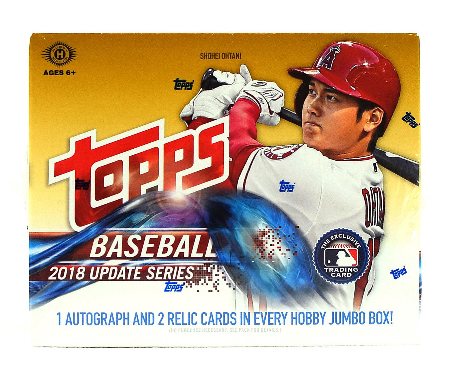 2018 Topps Update Series Baseball Hobby Jumbo Box