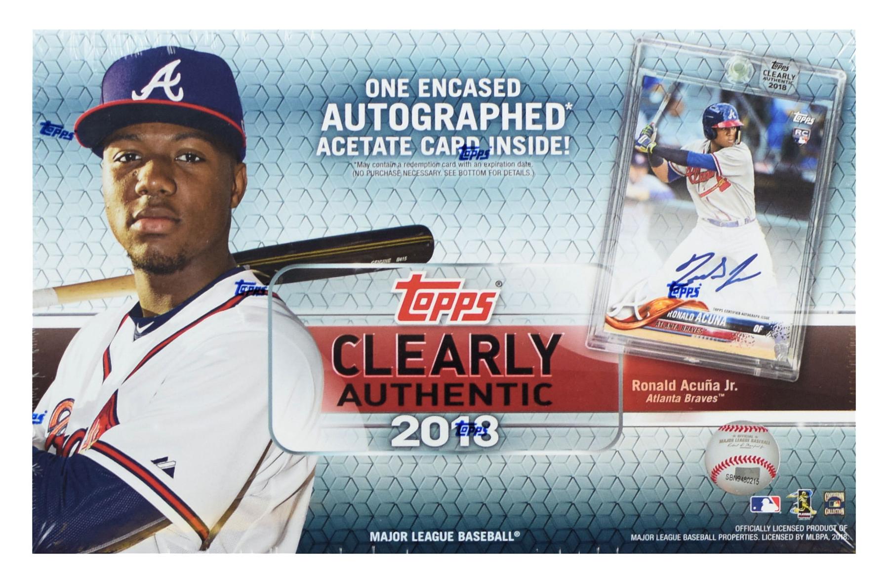 2018 Topps Clearly Authentic Baseball Hobby Box | DA Card World