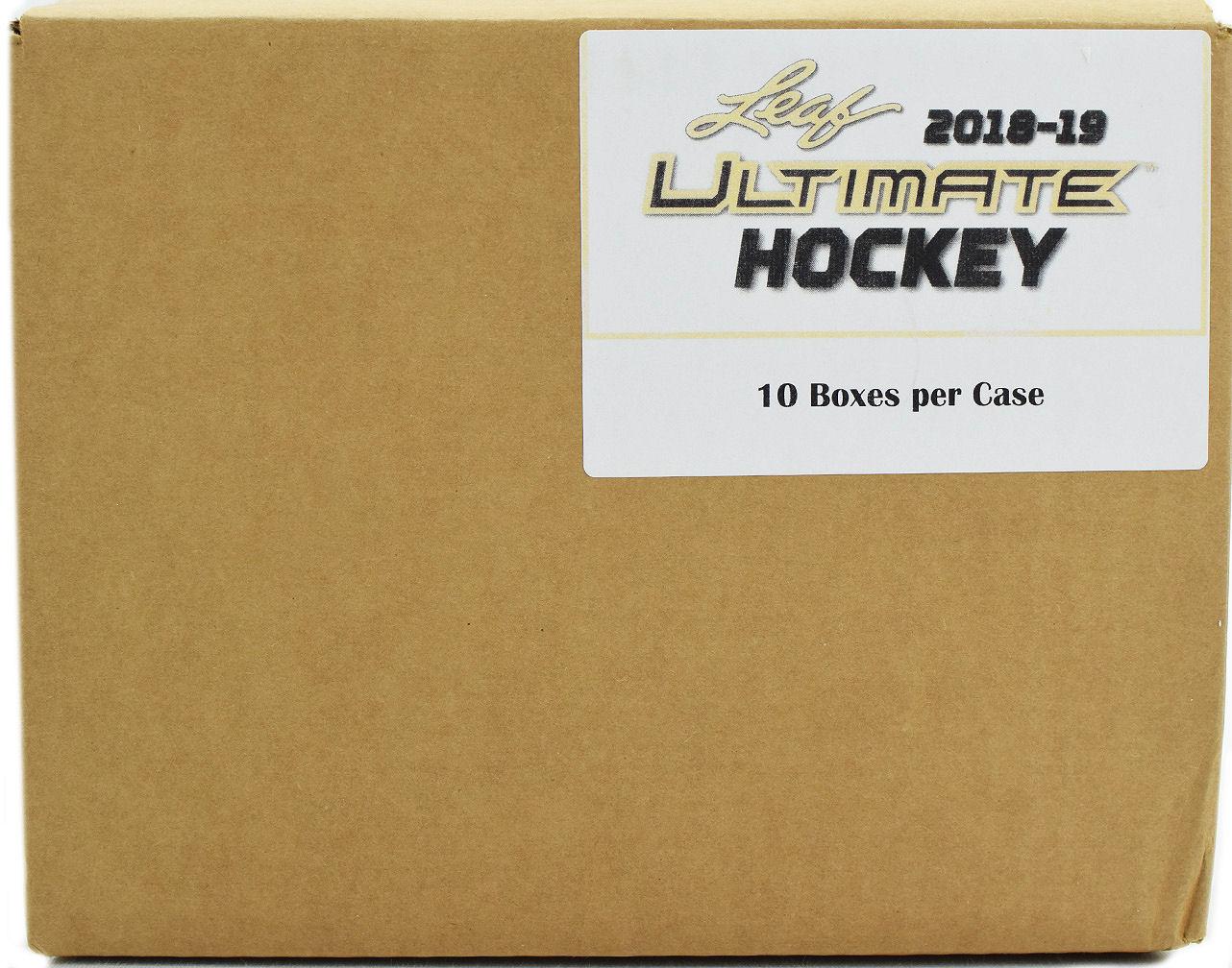 2018/19 Leaf Ultimate Hockey Hobby 10Box Case DA Card World
