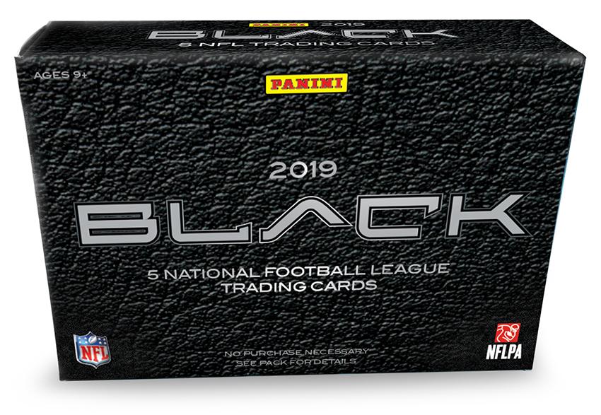 2019 Panini Black Football Hobby Box DA Card World