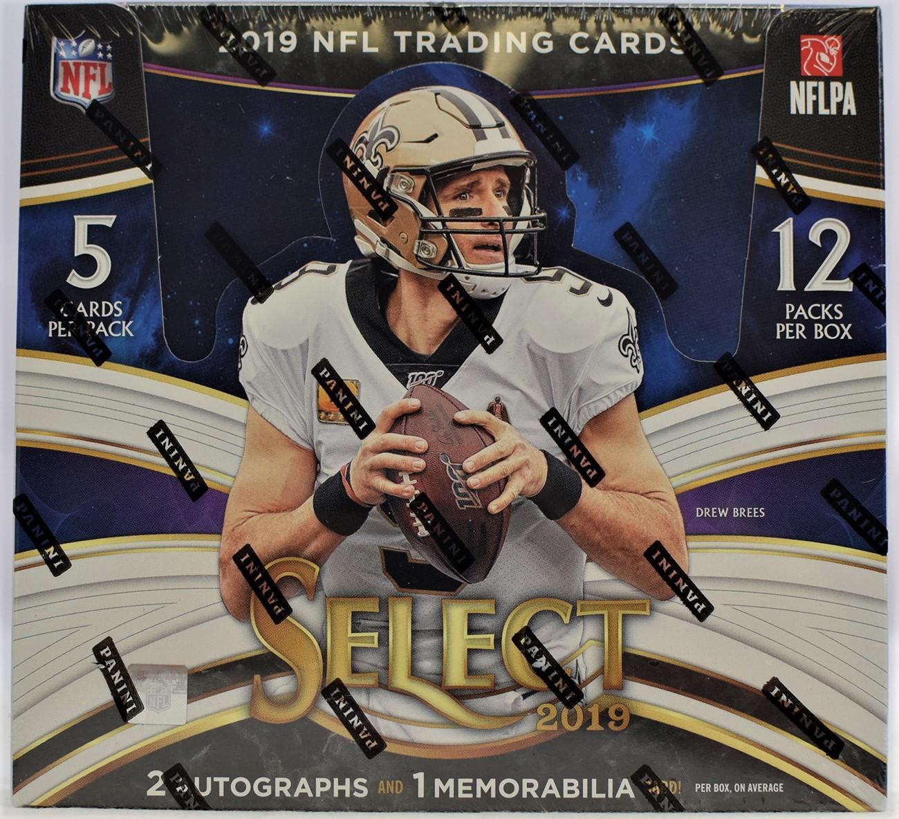 2019 Panini Select Football Hobby Box Random Division Group Break - Prize - Drew  Brees Autographed New Orleans Saints Custom White Football Jersey - Beckett  COA #1 - CHRIS