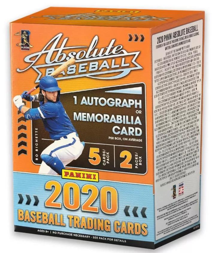 2020 Panini Absolute Baseball 2Pack Blaster Box DA Card World