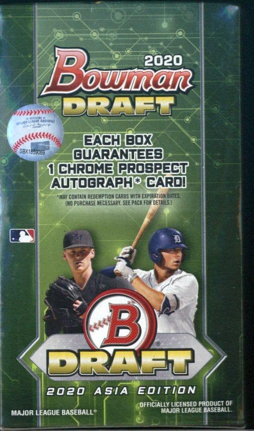 2020 Bowman Draft Asia Edition Baseball Hobby Box | DA Card World