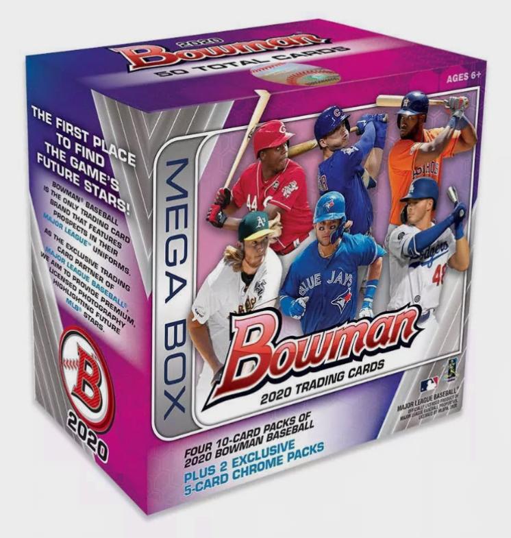 2020 Bowman Baseball Mega Box Factory Sealed