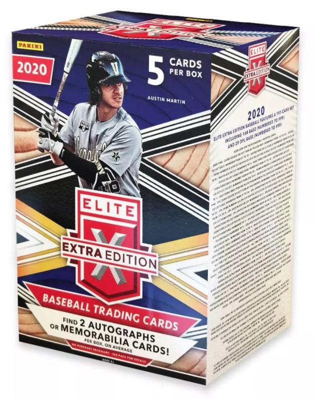 2020 Panini Elite Extra Edition Baseball Blaster Box | DA Card World