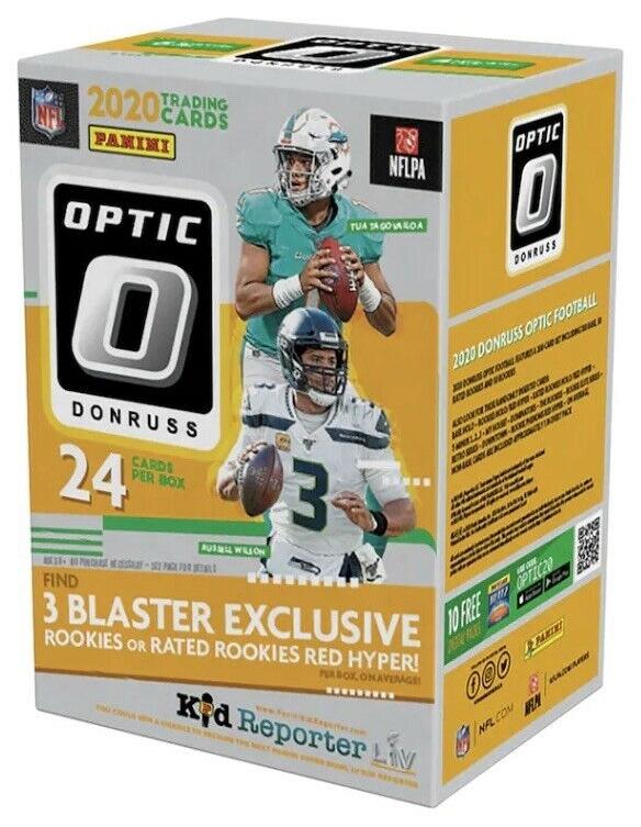 Fanatics Exclusive 2021 Donruss Optic Football Blaster Boxes! ** Exclusive  Red Hyper Parallels! ** 